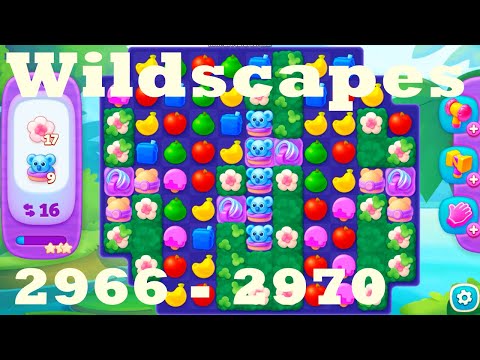 Wildscapes Level 2966 - 2970 HD Walkthrough | 3 - match game | gameplay | android | ios | pc | app