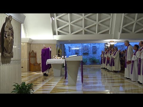 Francisco en Santa Marta: La confesión no es ir a la tintorería. Es recibir el abrazo de Dios