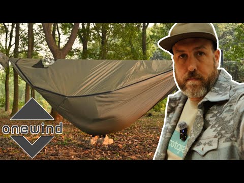 All-Season Hammock with Convertible Bug Net & Windproof Tarp