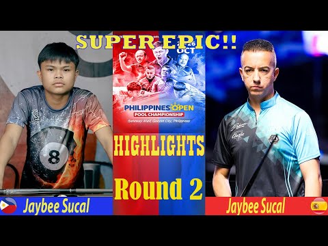 HIGHLIGHTS | Jaybee Sucal - David Alcaide  |  2025 Philippines Open Pool Championship