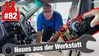 Bitter: 700 Euro für Heizungsbedienteil bei einem Audi 80 | Und: Warum sägt der Golf?