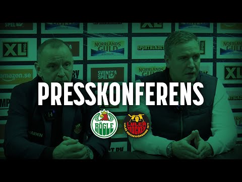 Presskonferens Rögle - Luleå 1-2 förl.