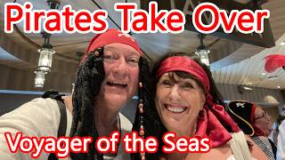 Pirates on Board Royal Caribbean Voyager of the Seas - Cruise Vlog Day 8, the Last Day