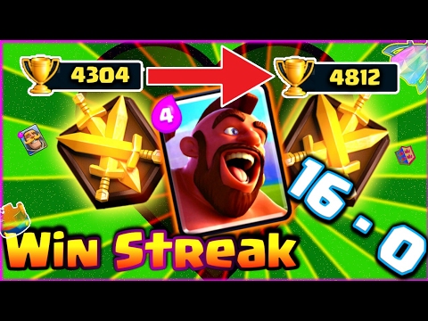 CRAZY HOG RIDER DECK w/NoLegendary •Live Gameplay• - Clash Royale WinStreak