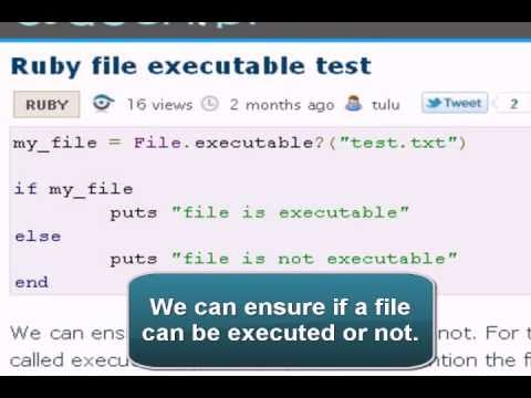 Ruby File Executable Test