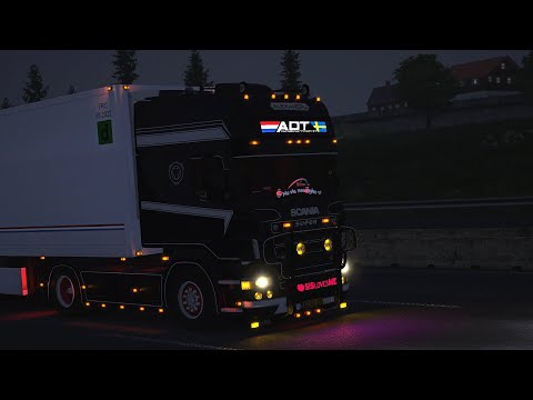 Scania R500 V8 ADT Internationaal Transport B.V. / Midnight drive