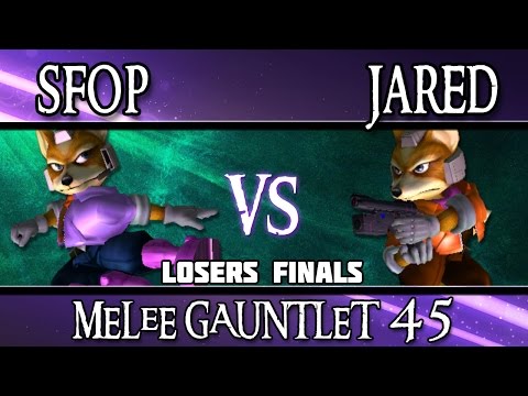 Melee Gauntlet 45 - AWOL | SFOP (Falco, Fox) vs Jared (Fox) - LOSERS FINALS