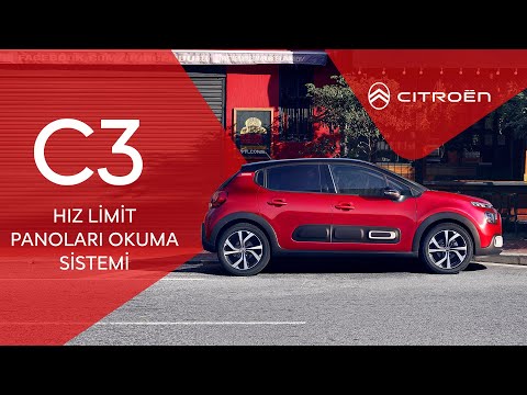 Yeni Citroën C3: Hız Limit Panoları Okuma Sistemi