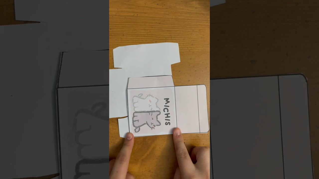 Printable! #asmr #cute #kawaii #fun #diy #papercraft #relaxing #paper #cat #kitten #boxing