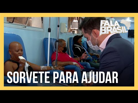 Projeto social distribui picolé de limão para pacientes que fazem tratamento de câncer no SUS