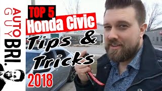 Top 5 Honda Civic Tips and Tricks | 2018