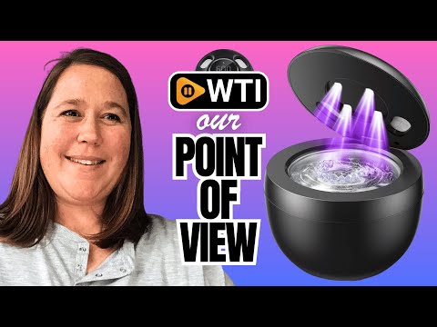 Dental Ultrasonic Retainer Cleaner Machine: 45kHz Dental Cleaning Pod for Denture - WTI product video review