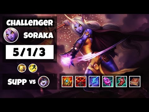 Soraka vs Lulu OCE Challenger SUPPORT (5/1/3) - v11.8