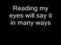 Xero - Reading My Eyes Lyrics 