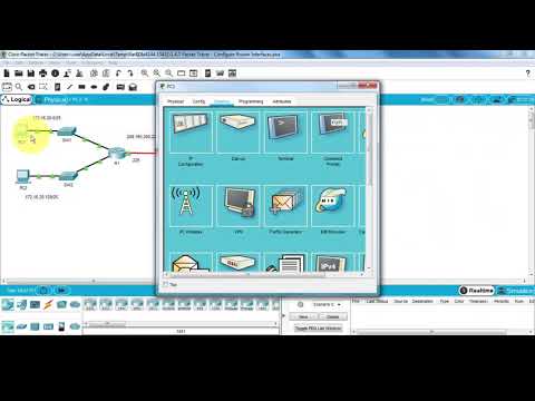 CCNA2 v7 - Lab 1.4.7 Packet Tracer - Configure Router Interfaces