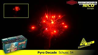 Nico Pyro Decade Feuerwerksbatterie