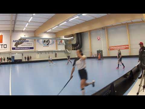 4.9.2019 FC Tuusula B-tytöt - Panthers B-tytöt - erä 1/3 Tuusulan salibandyhalli