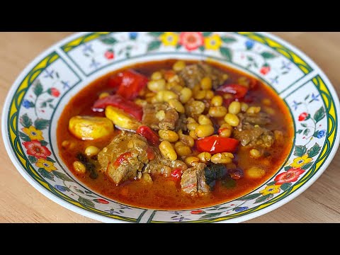 Moroccan Beef and Beans Dish ๐ฅ Step By Step ๐