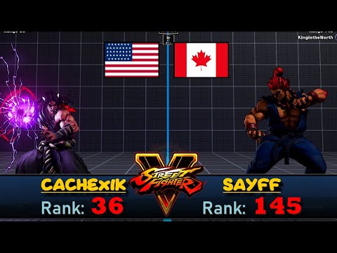 [TOP PLAYERS SF V CE FT2] Cachexik (USA) vs Sayff (Can) #sfv #sfvce