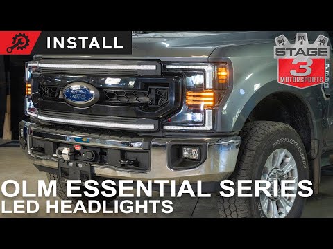 Upgrade Your 2020-22 Ford Super Duty with OLM LED Headlights