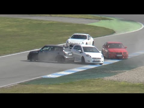 Touristenfahrten 10 04 2016 CRASH ACTION DRIFTS Hockenheimring and many BIG MOMENTS