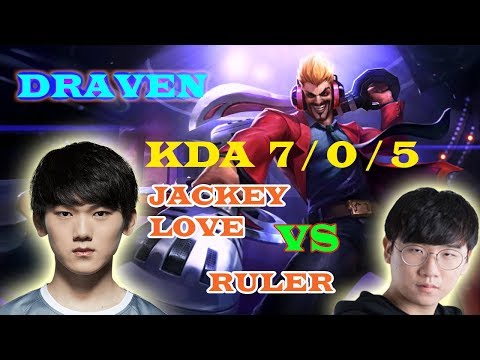 Korea Bootcamp - IG JACKEYLOVE  (Draven) VS Gen G RULER (Lucian) - Korea Ranked Solo HD
