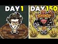 I Survived 150 Days With JUST THE ISLANDS And Nothing Else Don T Starve Together