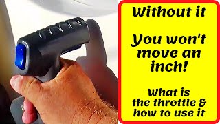 How to drive a boat: How to use a boat power lever or throttle
