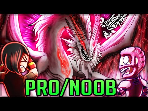 WHITE FATALIS HAS COME FOR US ALL - Pro and Noob VS Monster Hunter World Iceborne! #iceborne #mod