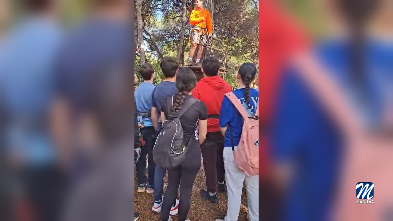 Los jóvenes disfrutan de Aventura Amazonia