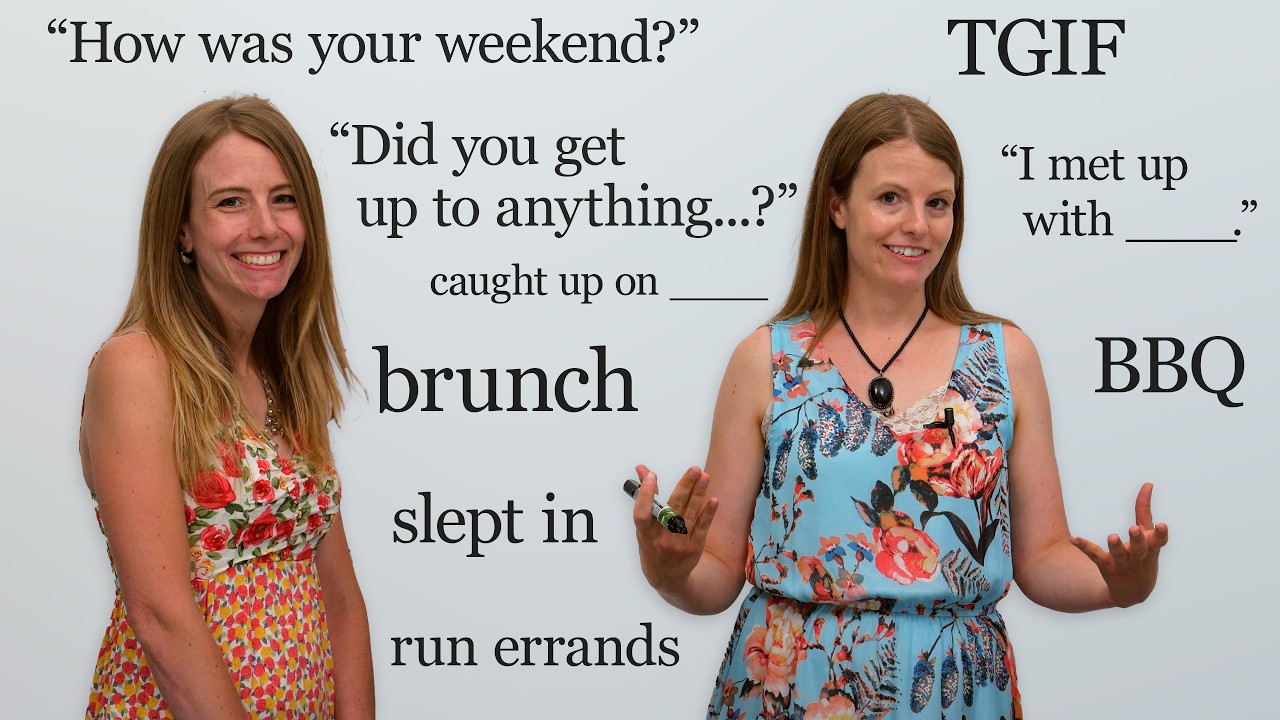 EASY ENGLISH CONVERSATION: Talk About the Weekend!