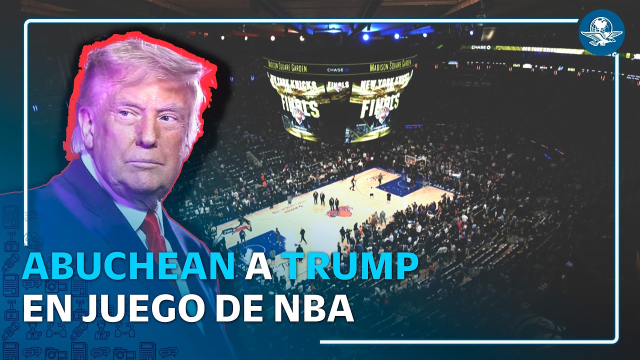 Trump recibe brutal abucheo en Finales NBA en el Madison Square Garden