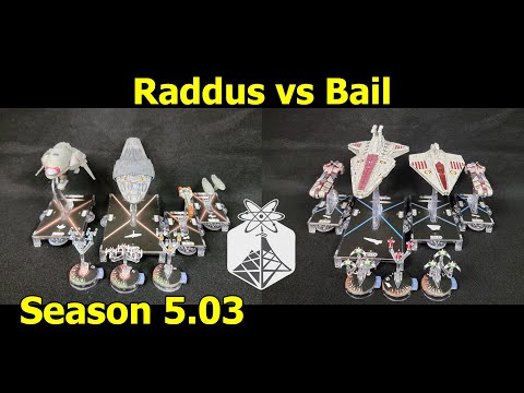 Star Wars Armada "Sudden Reinforcements" Raddus vs Bail - ION Radio Battle Report
