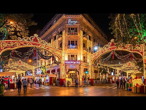 Park Street: The Most Beautiful Christmas Street in Kolkata 🇮🇳 