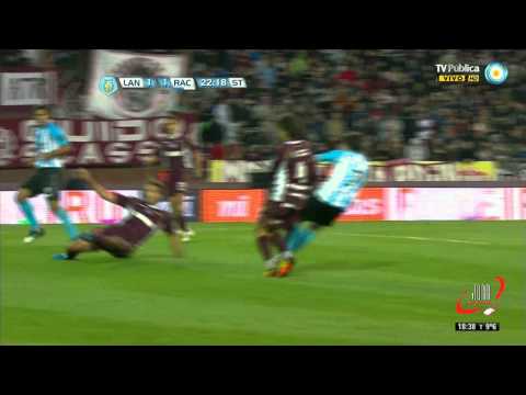 GOL DE HAUCHE - LANUS 1 RACING 1 - FECHA 4 (26 08 2012)