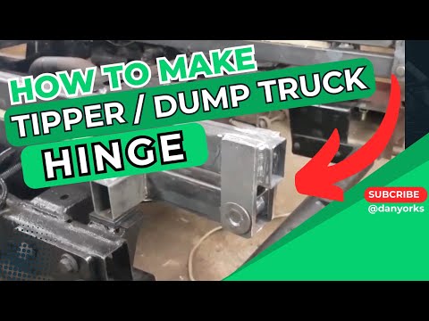 How to make a tipper or dump truck hinge.
