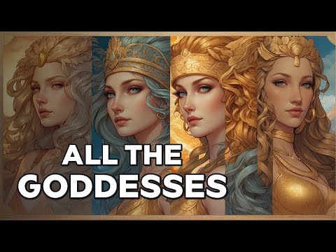 All Goddesses Explained In 17 Minutes // Greek Mythology