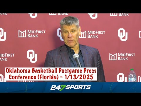 Oklahoma Basketball Postgame Press Conference (OU 79 Florida 96) - 1/13/2025