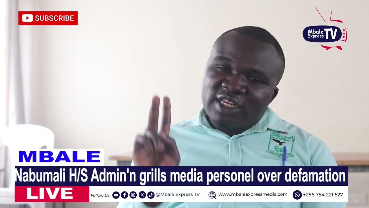 Nabumali High School administration grills media personnel over defamation allegations