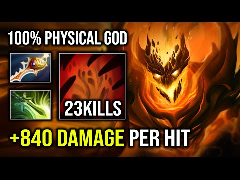 +840 Damage Per Hit Hyper Right Click 11K MMR Shadow Fiend & 1K GPM Dota 2