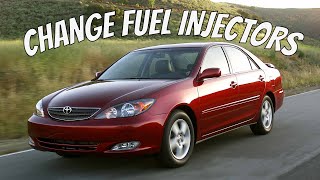 Replace Fuel Injectors 2003 Camry 2.4L