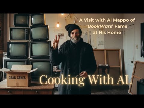 Trailer 'Cooking with Al' - 1990's NYC Street Bookseller Al Mappo's Manhattan SRO Studio: Crab Cakes & TVs!