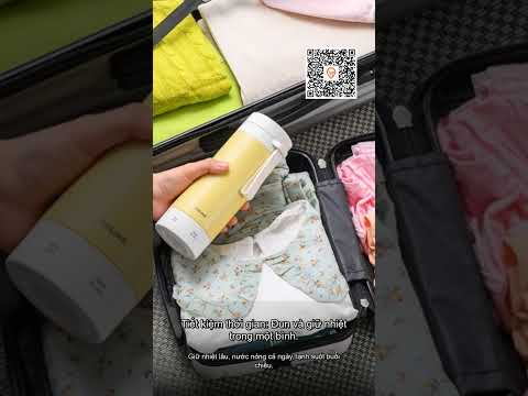 Bình đun giữ nhiệt 2in1 LocknLock 300ml thép không gỉ 8 cấp độ giữ ấm giảm giá chỉ 912.000đ