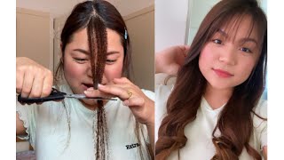 I cut my own front bangs in quarantine | Nepali