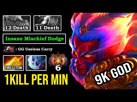 This is WHY Pros Build Radiance First Item Monkey King Crazy DPS & Mischief Dodge 1Kill Per Min DotA