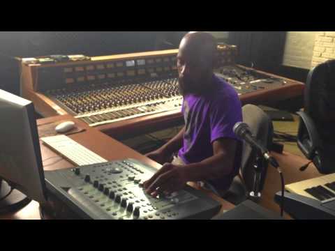 Reggae Singer Khari Kill at LBR Studio