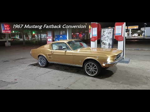 1968 Mustang Coupe to 1967 Mustang Fastback Conversion Video 1
