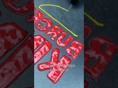 Burger King logo - Pancake Art