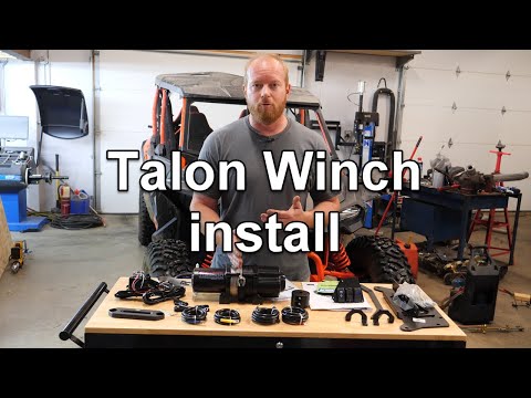 2020 Honda Talon 4X Live Valve gets a new winch and winch mount.