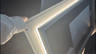 LED Bathroom Mirror, 40 X24 Bathroom Mirror, Dual Backlit & Front Lit Anti Fog, Obsessed! Easy To In